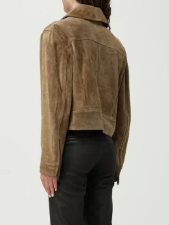 Giubbotto Arma in pelle scamosciata