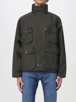 Giubbotto Barbour in cotone cerato