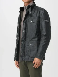 Giubbotto Barbour in cotone cerato