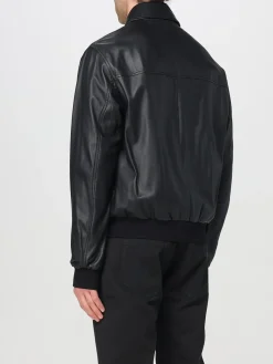 Giubbotto biker Emporio Armani in nappa