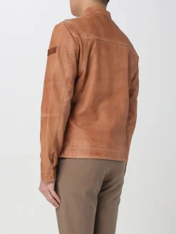 Giubbotto biker Peuterey in pelle