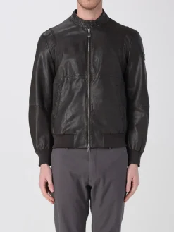 Giubbotto biker Peuterey in nappa