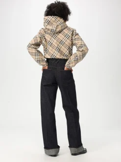 Giubbotto Burberry in nylon con stampa Vintage Check