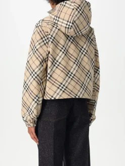 Giubbotto Burberry in nylon con stampa Vintage Check