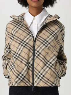 Giubbotto Burberry in nylon con stampa Vintage Check