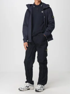 Giubbotto con cappuccio Stone Island in nylon