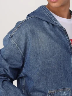 Giubbotto Dolce & Gabbana in denim con cappuccio