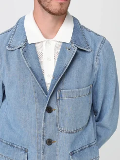 Giubbotto Dries Van Noten in denim di cotone