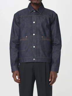 Giubbotto Drôle De Monsieur in denim di cotone