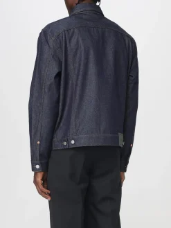 Giubbotto Drôle De Monsieur in denim di cotone