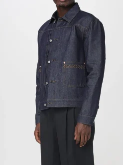 Giubbotto Drôle De Monsieur in denim di cotone