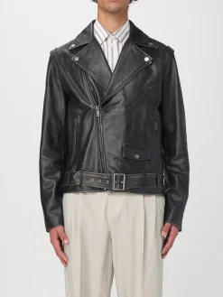 Giubbotto Golden Goose in pelle effetto used