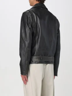 Giubbotto Golden Goose in pelle effetto used