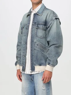 Giubbotto Golden Goose in denim di misto cotone