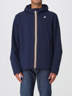 Giubbotto K-Way in nylon con logo