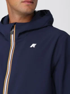 Giubbotto K-Way in nylon con logo