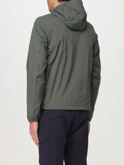 Giubbotto K-Way in nylon con cappuccio