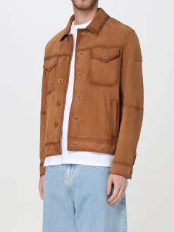 Giubbotto Peuterey in pelle scamosciata