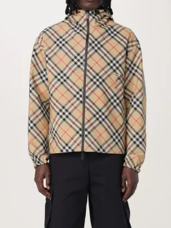 Giubbotto reversibile Burberry in nylon con stampa Vintage Check