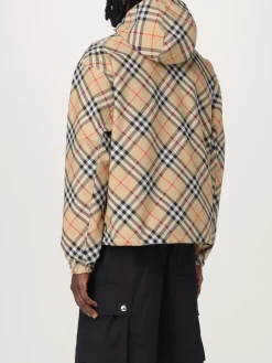 Giubbotto reversibile Burberry in nylon con stampa Vintage Check