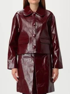 Giubbotto Self-Portrait in pelle verniciata