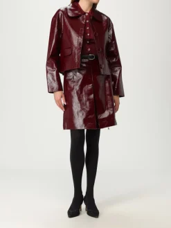 Giubbotto Self-Portrait in pelle verniciata