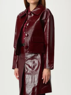 Giubbotto Self-Portrait in pelle verniciata