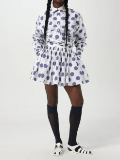 Gonna a pois Moschino Couture in cotone