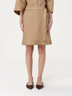 Gonna a portafoglio Mm Max Mara in lino