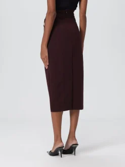 Gonna a tubino con logo Elisabetta Franchi