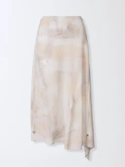 Gonna asimmetrica Fabiana Filippi in seta