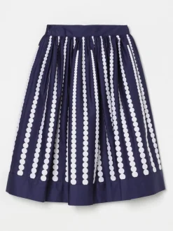 Gonna in cotone a pois Elie Saab