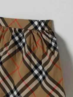 Gonna in cotone check Burberry