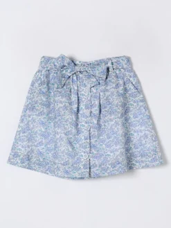 Gonna in cotone floreale Bonpoint