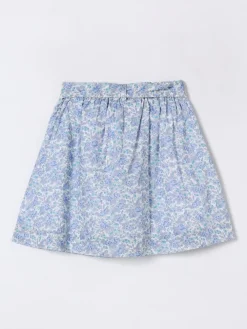 Gonna in cotone floreale Bonpoint