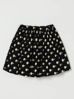 Gonna in cotone organico a pois Bonpoint