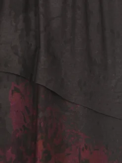 Gonna in cupro asimmetrica Y's