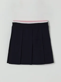 Gonna in lana vergine con logo Dolce & Gabbana