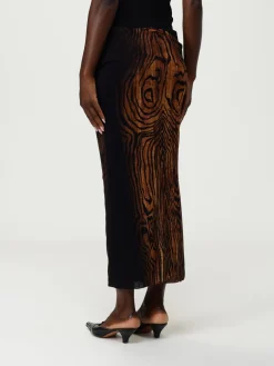 Gonna Jean Paul Gaultier in jersey con stampa animalier