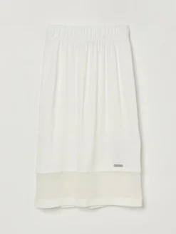 Gonna lunga Monnalisa con inserti in rete