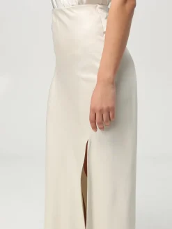 Gonna lunga Patrizia Pepe in raso fluido