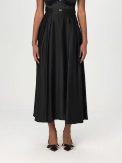 Gonna midi Elisabetta Franchi in raso