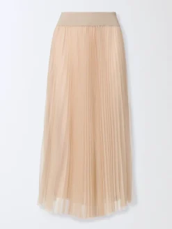 Gonna midi Fabiana Filippi in crêpe plissettato