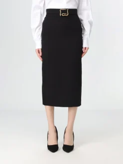 Gonna midi Just Cavalli in crêpe