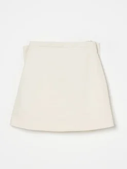 Gonna mini con maxi fiocco Mi Mi Sol in cotone