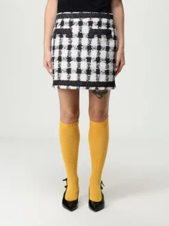 Gonna mini Moschino Couture in tessuto stampato