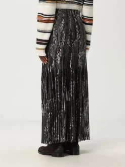 Gonna Missoni plissettata in misto viscosa lurex