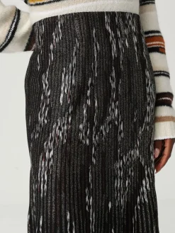 Gonna Missoni plissettata in misto viscosa lurex