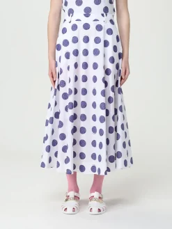 Gonna Moschino Couture in cotone a pois