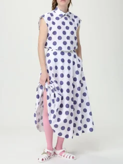 Gonna Moschino Couture in cotone a pois